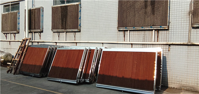 水簾紙、更換水簾塊